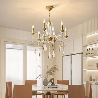 Mote Lustre Laiton Cristal Luxe Postmoderne