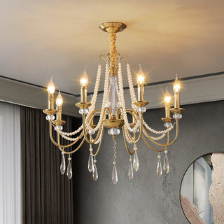 Mote Lustre Laiton Cristal Luxe Postmoderne