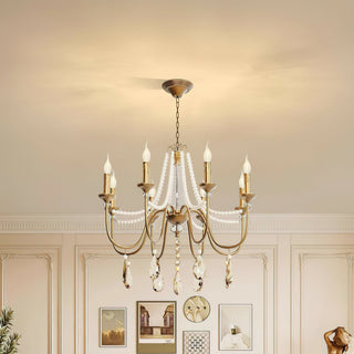 Mote Lustre Laiton Cristal Luxe Postmoderne