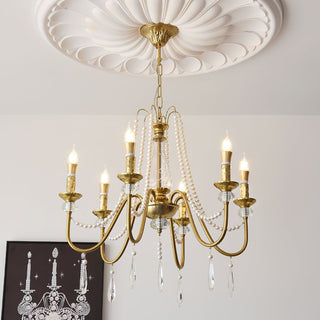Mote Lustre Laiton Cristal Luxe Postmoderne
