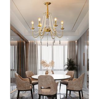 Mote Lustre Laiton Cristal Luxe Postmoderne
