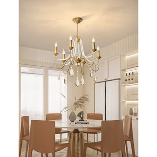 Mote Lustre Laiton Cristal Luxe Postmoderne