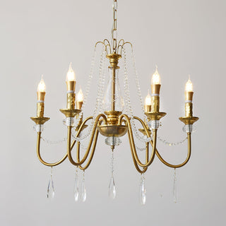Mote Lustre Laiton Cristal Luxe Postmoderne