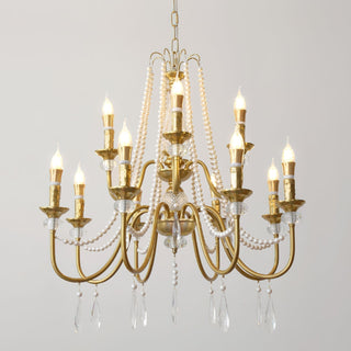 Mote Lustre Laiton Cristal Luxe Postmoderne