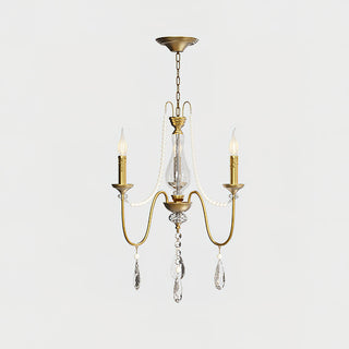 Mote Lustre Laiton Cristal Luxe Postmoderne