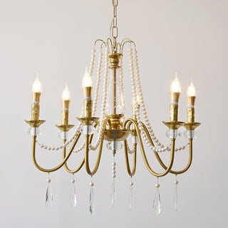 Mote Lustre Laiton Cristal Luxe Postmoderne