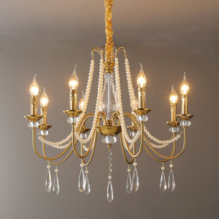 Mote Lustre Laiton Cristal Luxe Postmoderne
