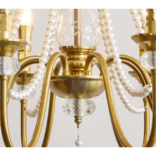 Mote Lustre Laiton Cristal Luxe Postmoderne