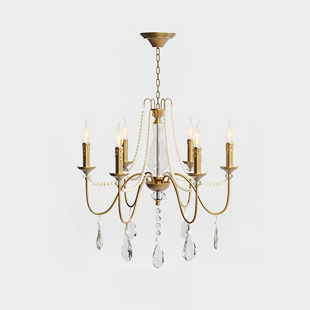 Mote Lustre Laiton Cristal Luxe Postmoderne