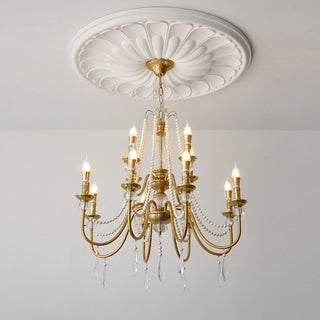 Mote Lustre Laiton Cristal Luxe Postmoderne