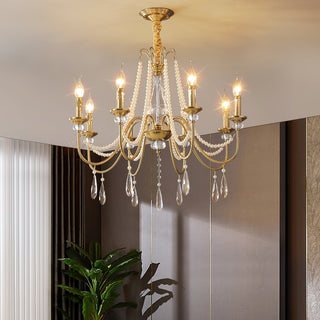 Mote Lustre Laiton Cristal Luxe Postmoderne
