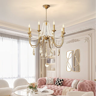 Mote Lustre Laiton Cristal Luxe Postmoderne