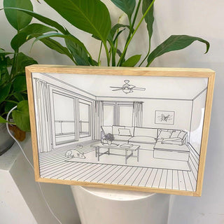 Magdalene Lampe Murale en Bois Art Mural Chien au Soleil