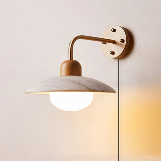 Dome Arm Plug-in Wall Lamp-Neutral Decor