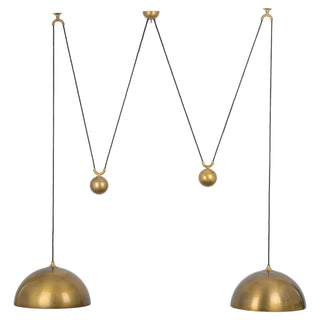 Omen Suspension Dôme Équilibre Laiton Métal Minimaliste Moderne