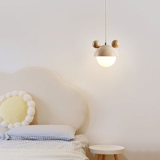 Lyraeus Suspension Moderne en Travertin