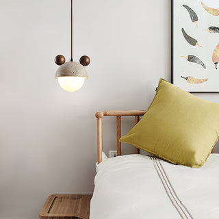 Lyraeus Suspension Moderne en Travertin