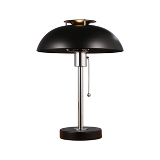 Domo Chrome Mushroom Table Lamp-Neutral Decor