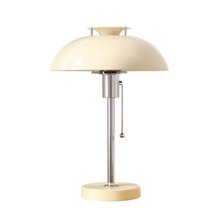 Domo Chrome Mushroom Table Lamp-Neutral Decor
