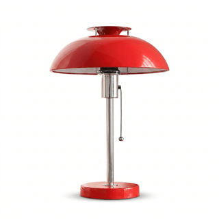 Domo Chrome Mushroom Table Lamp-Neutral Decor