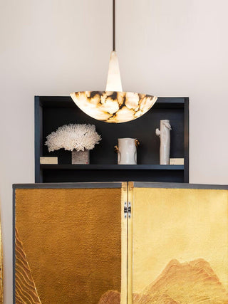 Umiros Lustre Moderne en Albâtre