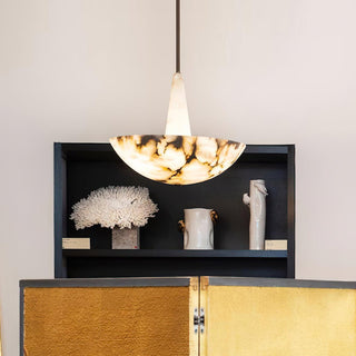 Umiros Lustre Moderne en Albâtre