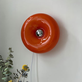 Donuts Applique murale rétro orange-Luire