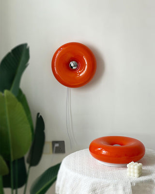 Donuts Applique murale rétro orange-Luire