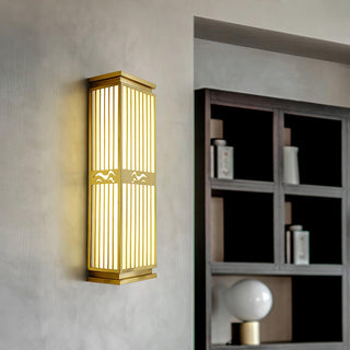 Lustra Applique Murale en Laiton Style Oriental pour Entrée