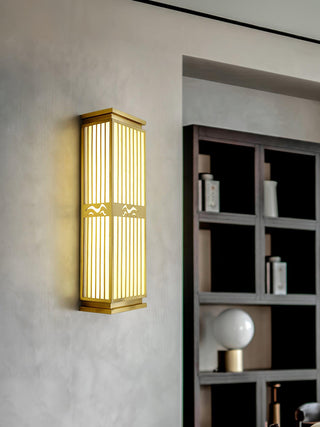 Lustra Applique Murale en Laiton Style Oriental pour Entrée