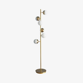 Myliryre Moderne du Milieu du Siècle Lampadaire en Laiton