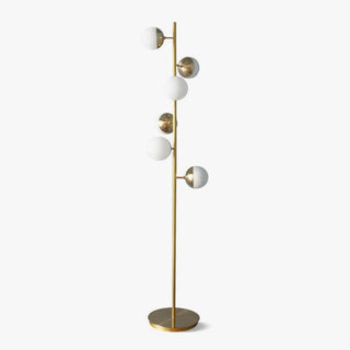 Myliryre Moderne du Milieu du Siècle Lampadaire en Laiton