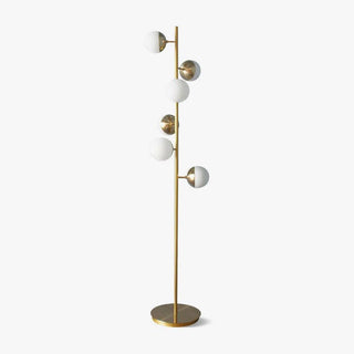 Myliryre Moderne du Milieu du Siècle Lampadaire en Laiton