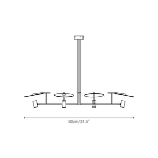 Warp Lustre Bois Métal Élégance Premium Salon