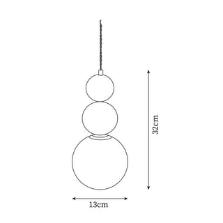 Lunetta Suspension Empilée Moderne-Luire