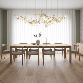 Double Layer Combination Gingko Chandelier-Neutral Decor