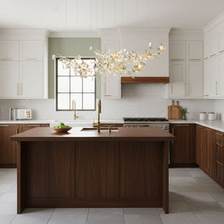 Double Layer Combination Gingko Chandelier-Neutral Decor