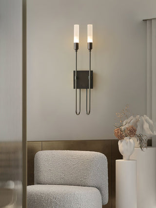 Lustra Lampe Murale Double Tige Minimaliste