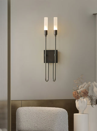 Lustra Lampe Murale Double Tige Minimaliste