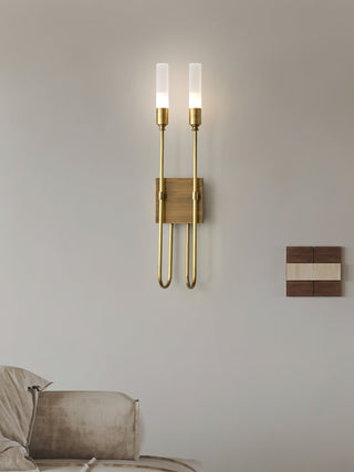 Lustra Lampe Murale Double Tige Minimaliste
