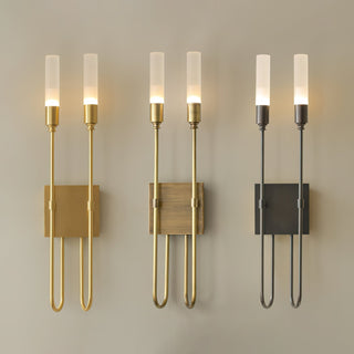 Lustra Lampe Murale Double Tige Minimaliste