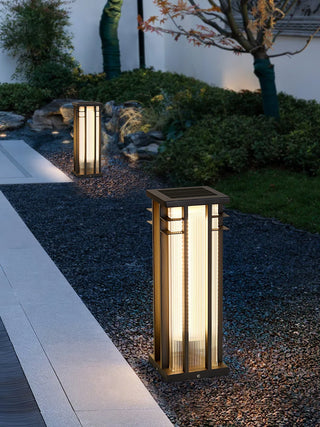 Strata Double Axe Extérieur Poteau Lumière