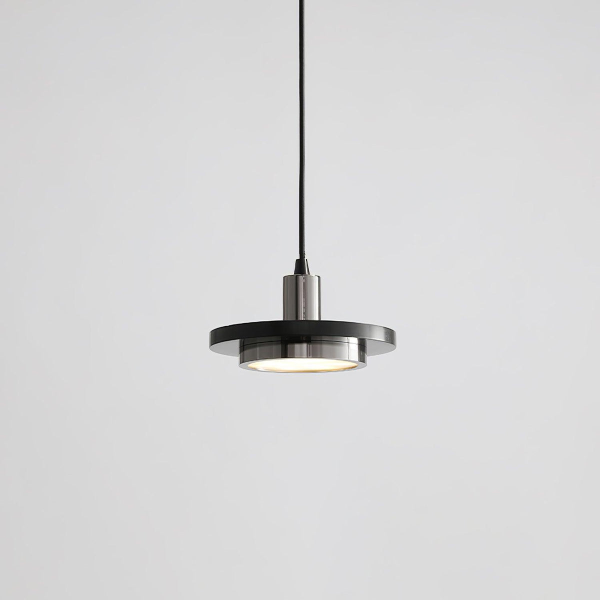 Lorenna Suspension en Marbre Double Cercle Moderne