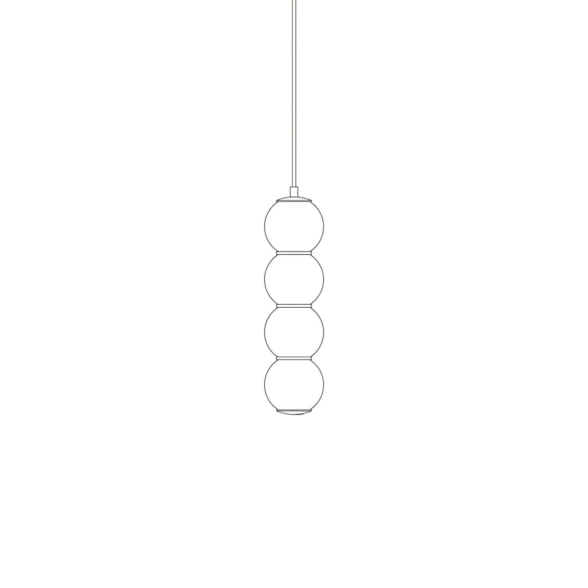 Frankie Suspension en Verre Minimaliste
