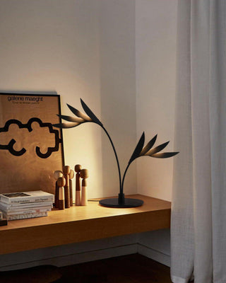 Palmara Lampe de Table Art Déco