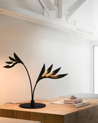 Palmara Lampe de Table Art Déco