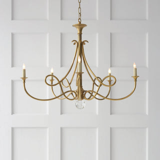 Lustra Lustre Laiton Double Torsion Candelier Cristal