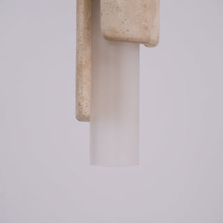 Elix Suspension Marbre Verre Moderne Salon-Luire