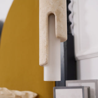 Elix Suspension Marbre Verre Moderne Salon-Luire