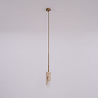 Elix Suspension Marbre Verre Moderne Salon-Luire